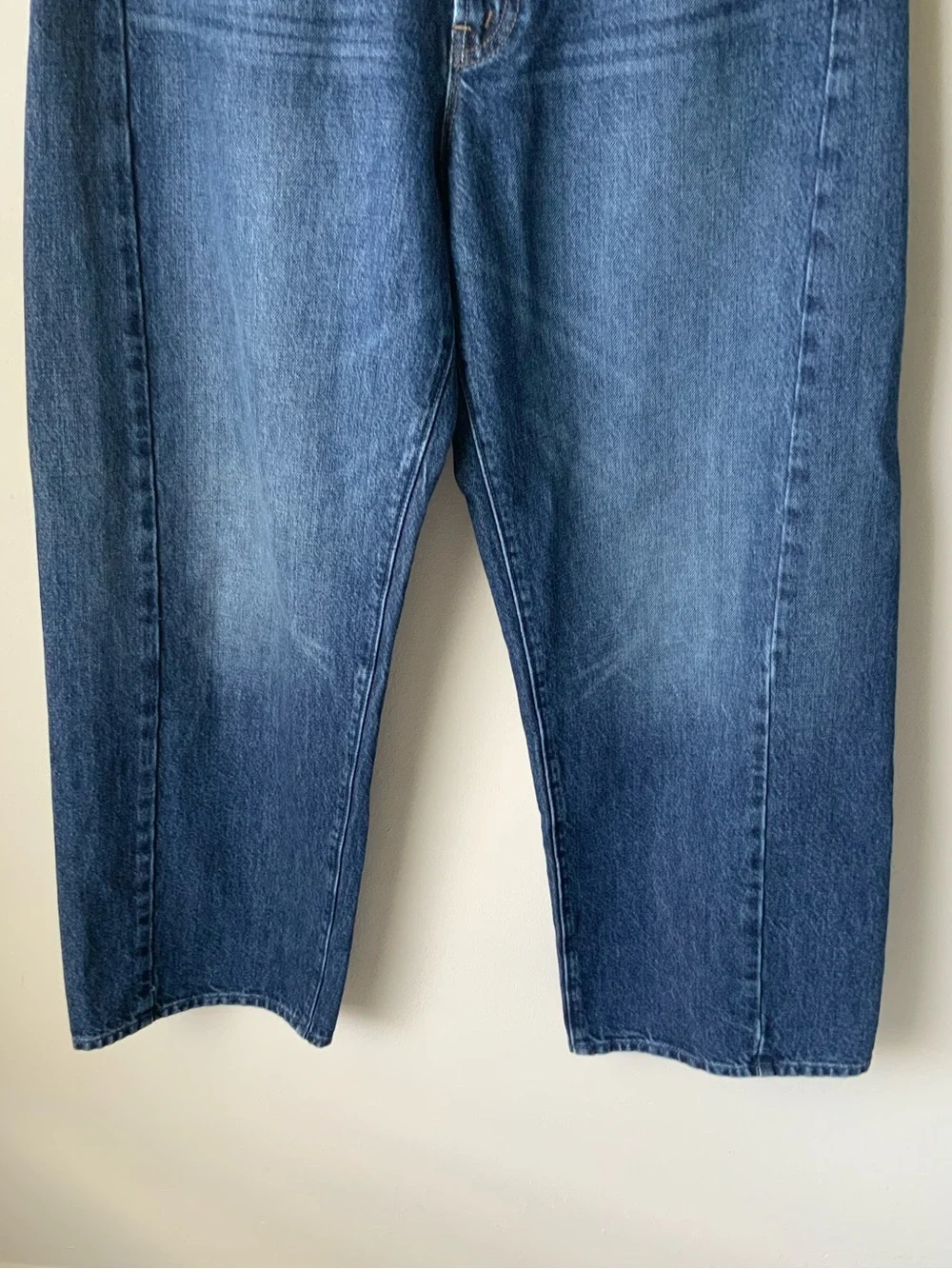 MOTHER SUPERIOR Jeans Half-Pipe Ankle Did You Bring Me Anything Blue Size 28 - Picture 6 of 13
